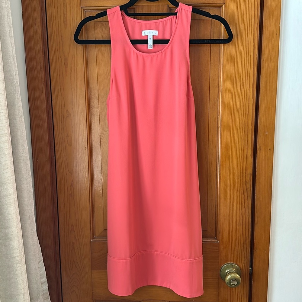 Leith Racerback Shift Dress - XS, Pink/Coral